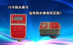 IC卡热水表与远传热水表有何区别?