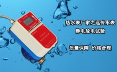 热水表厂家之远传水表静电放电试验