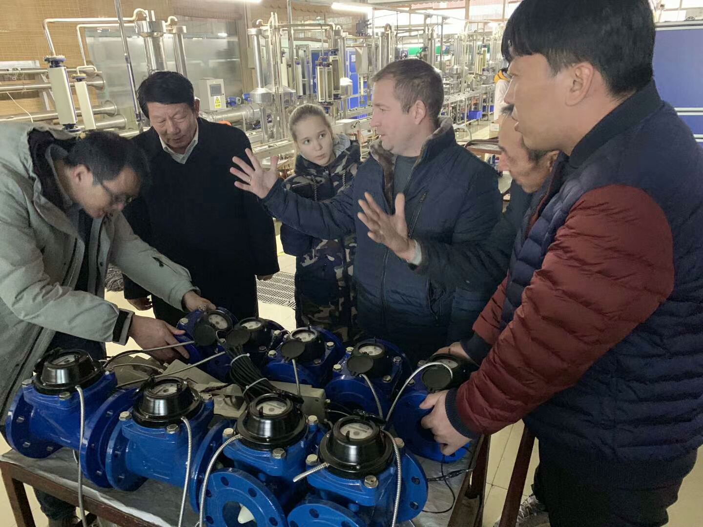 俄罗斯客户与慧怡洽谈业务