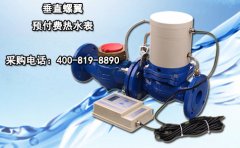 垂直螺翼预付费热水表