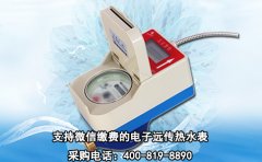 支持微信缴费的电子远传热水表